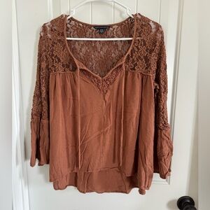 American Eagle Bell Sleeve Top